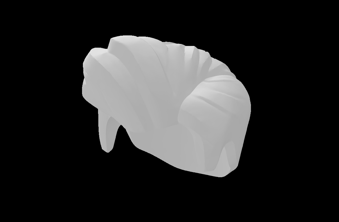 Lego Compatible (76925.dat) Minifig Hair Male Pompadour