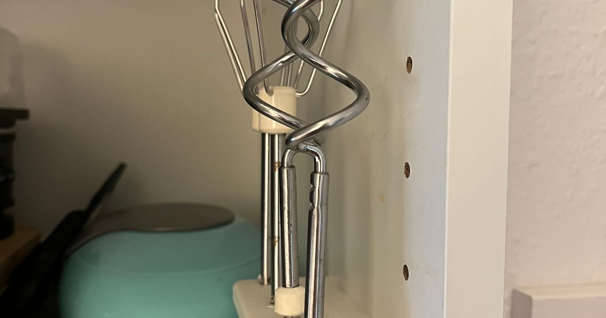 hand mixer equipment holder by kl4appdrachen Download free STL model