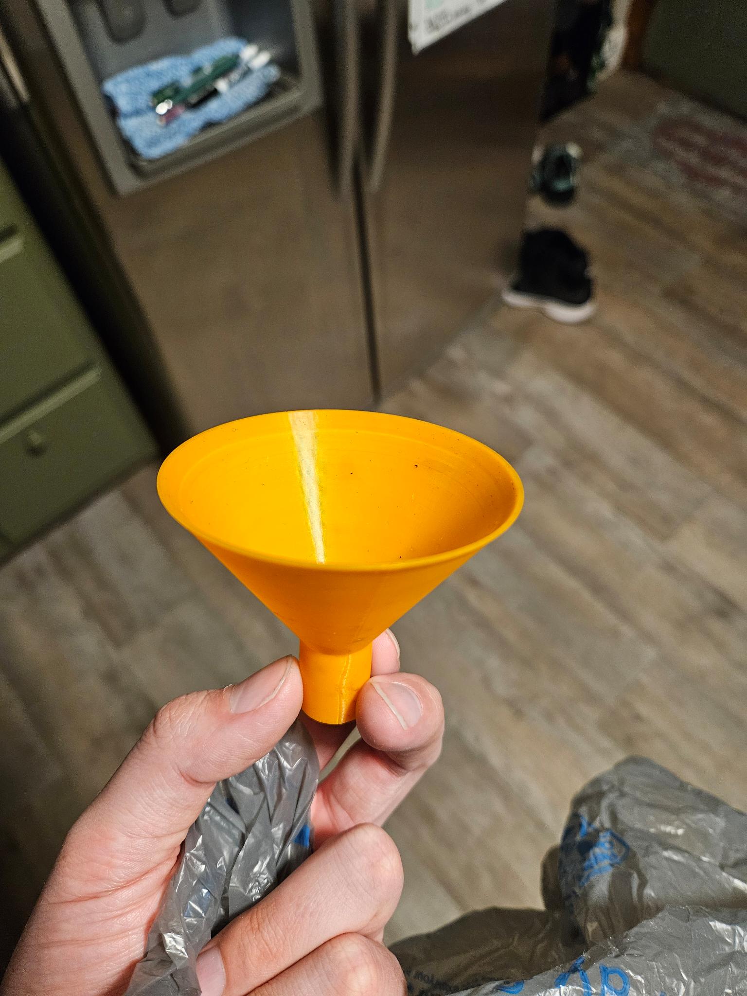 Quick print funnel