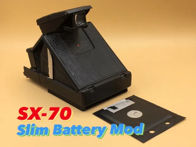 Impossible Drive - Slim Polaroid Battery Holder for SX-70, CB-70, Impulse, 600 Cameras to shoot I-Type Film