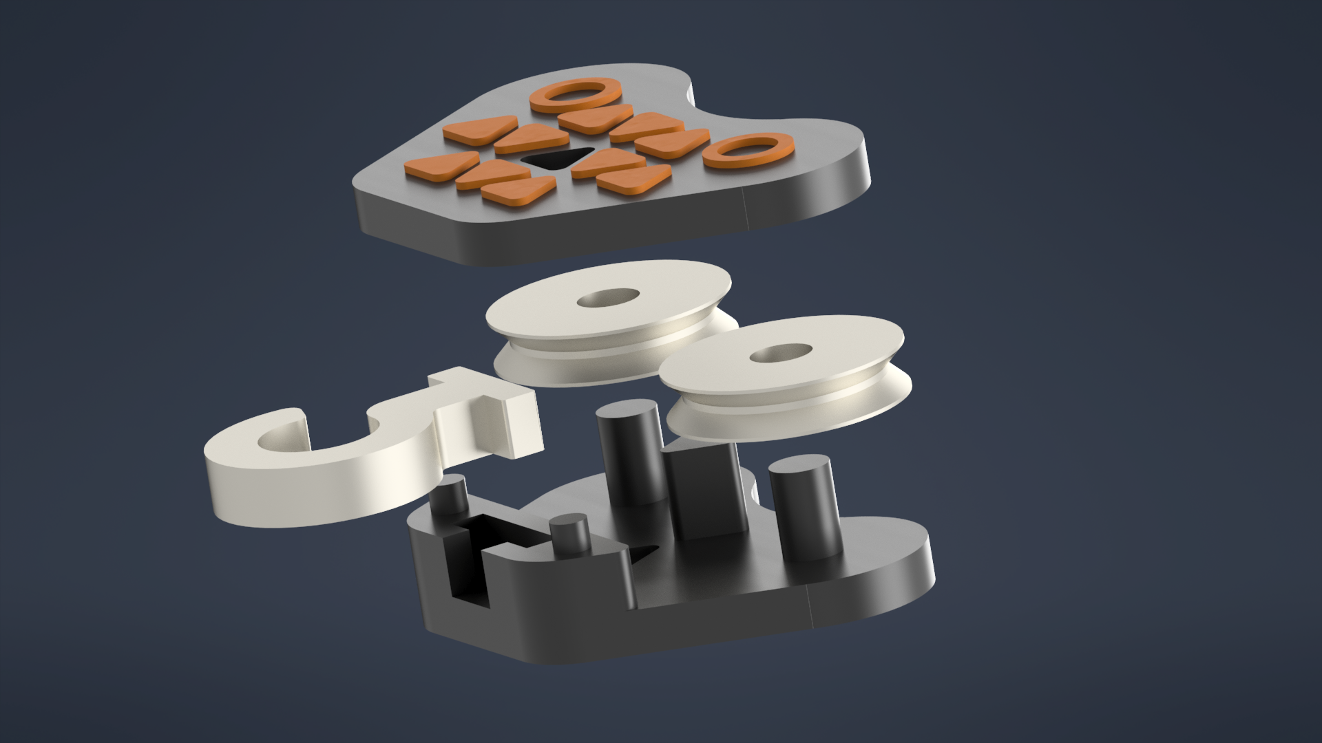 Miniatura 2 do modelo 3D A Simple Pulley