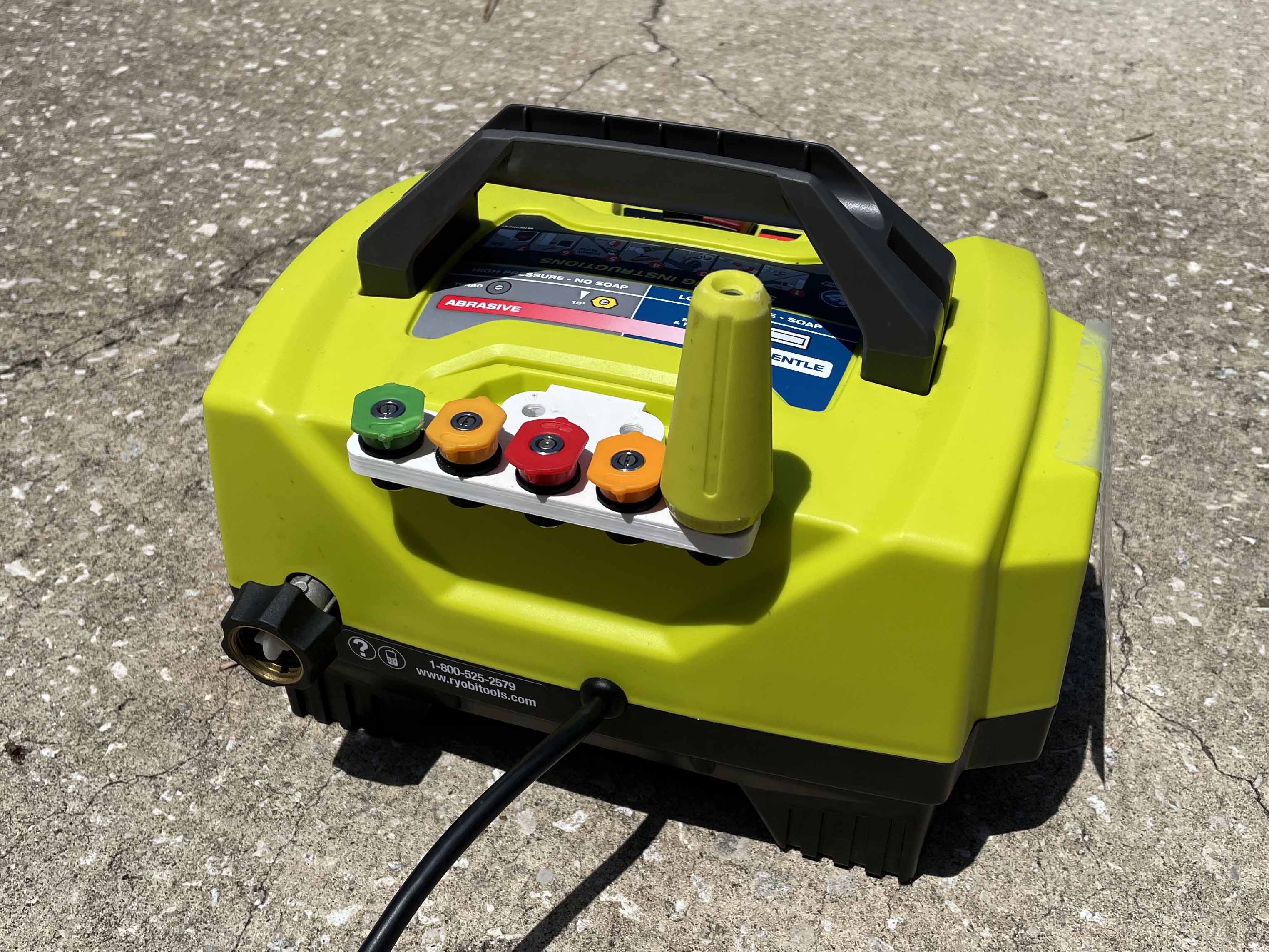 Nozzle Holder for Ryobi Pressure Washer
