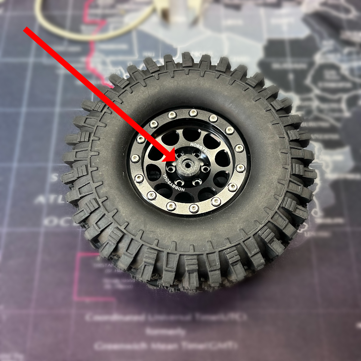 3Dsets Hub adapter for Hobby Soul Beadlock Wheels