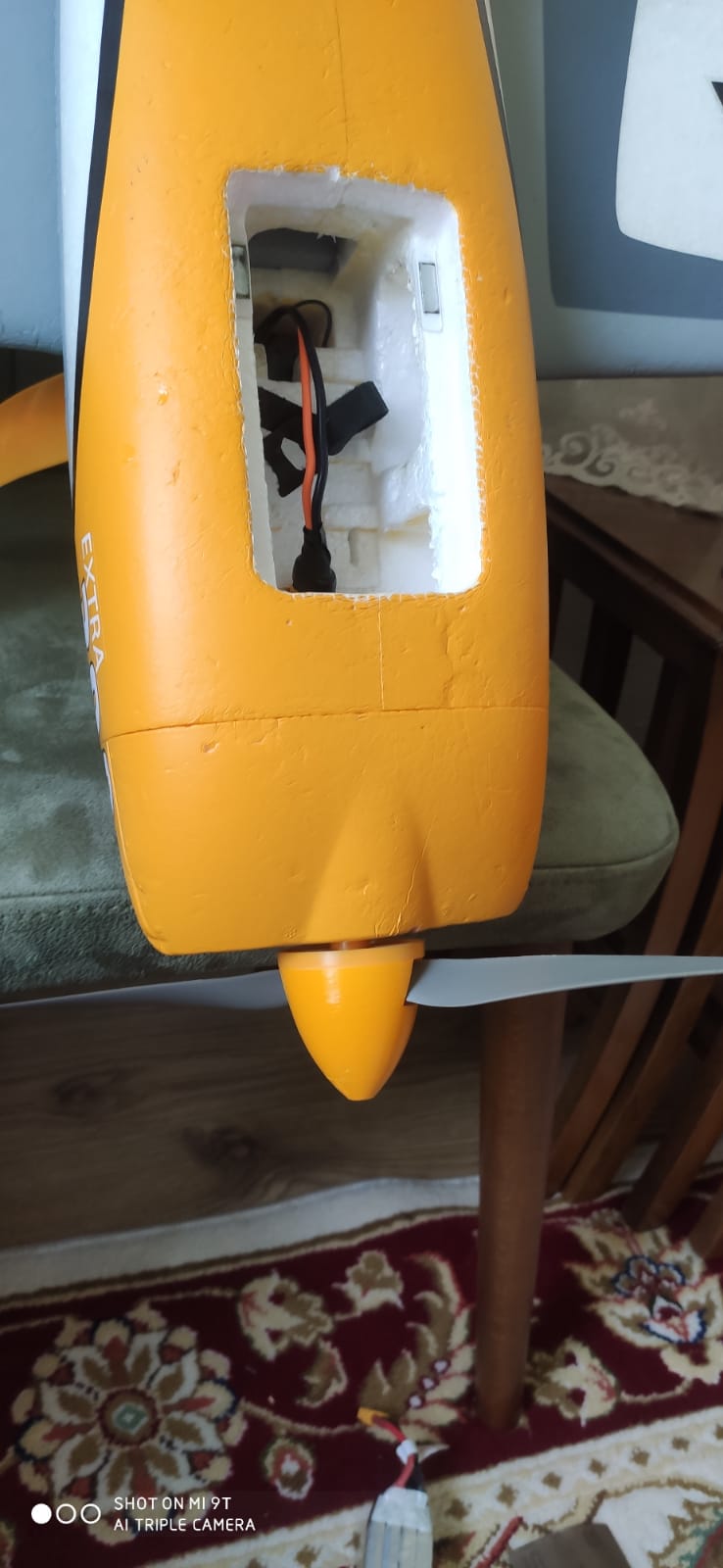 Miniatura 6 do modelo 3D Eflite Extra 300 Spinner Without Back Block