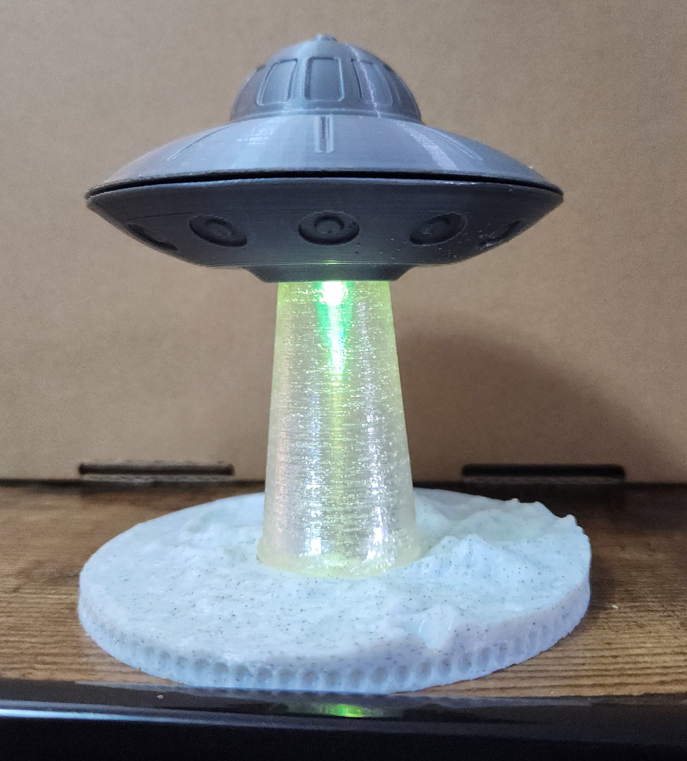 INVASION! The electric tea light UFO - Modified with tractor beam by  bysalla | Download free STL model | Printables.com