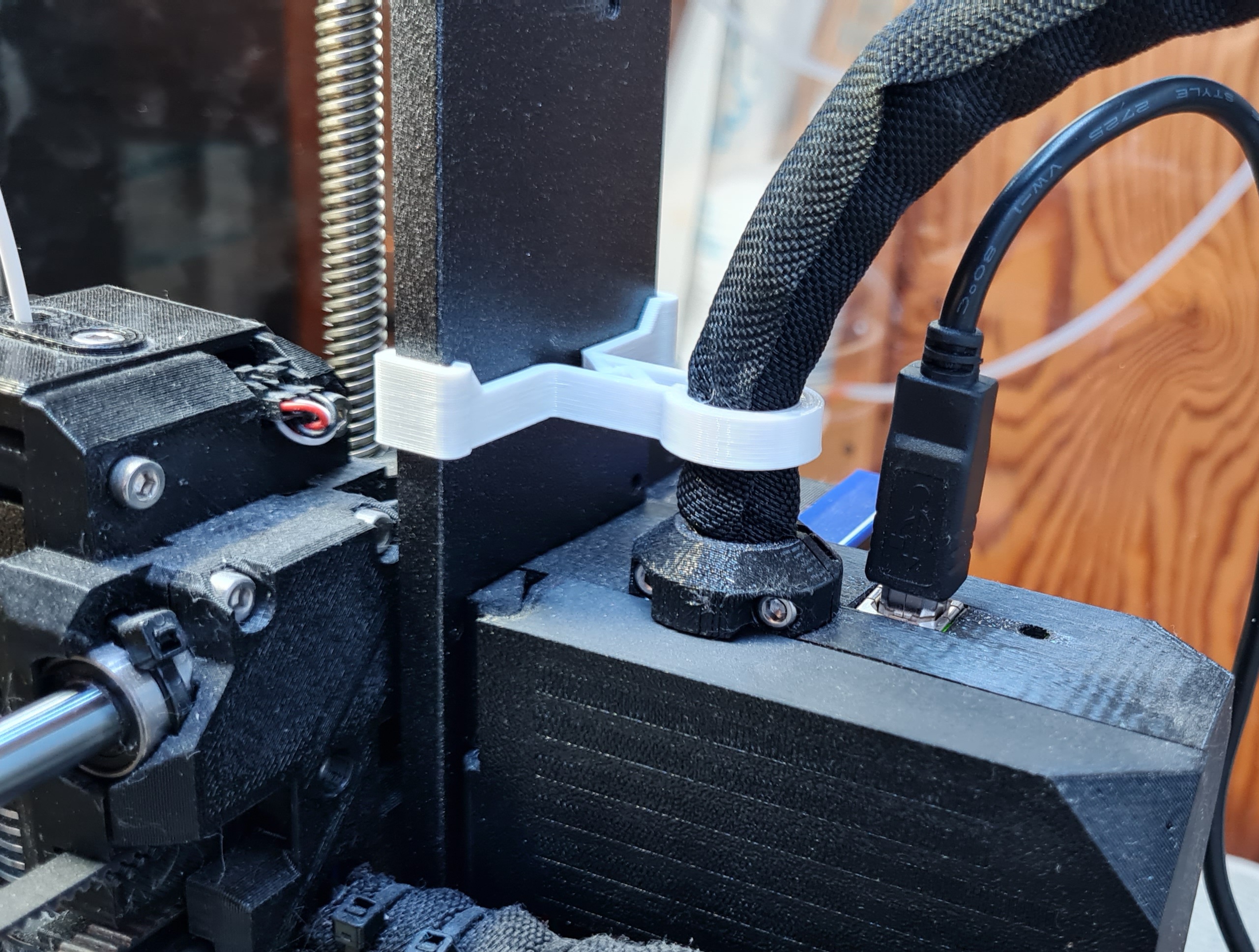 Extruder cable clip -enforced- for Prusa i3 mk3s 3D model thumbnail