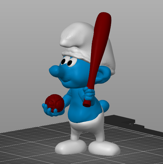 Smurf baseball
