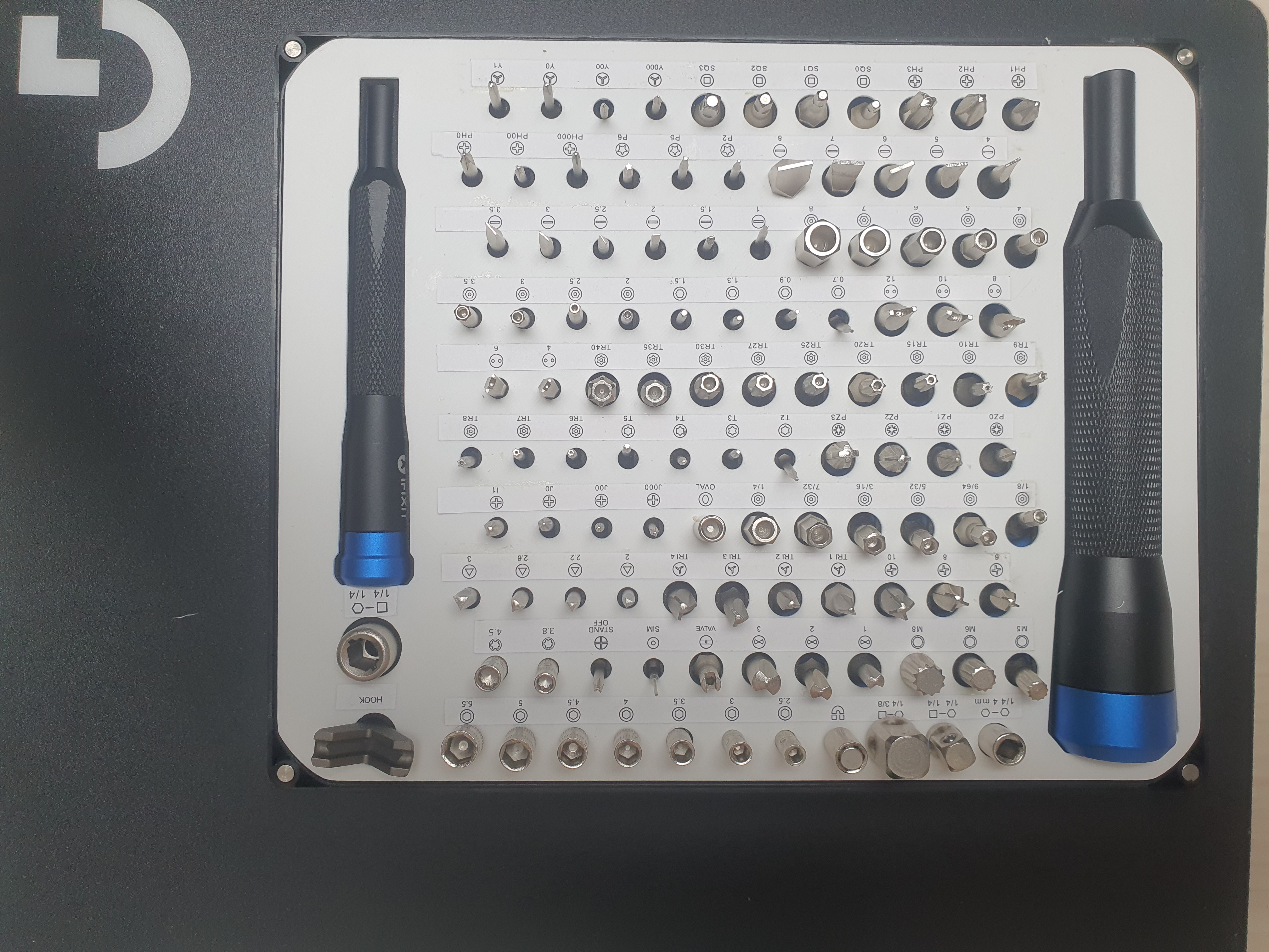 iFixit Manta Faceplate and High Contrast Labels