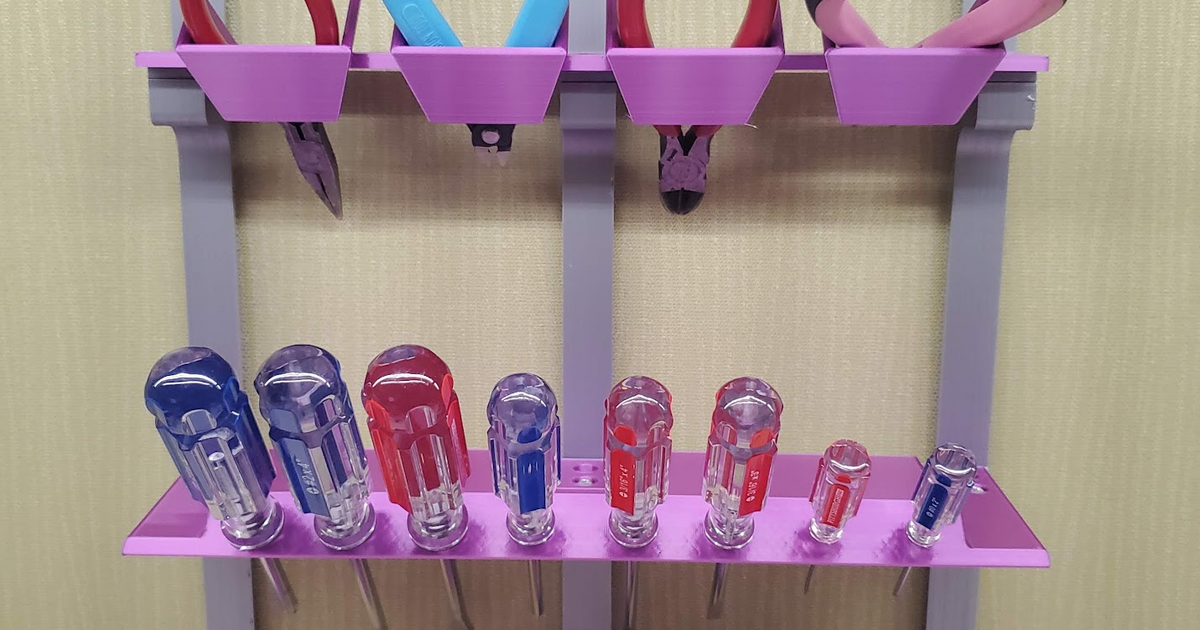 Office Cube Tool Holder by DLeora Download free STL model