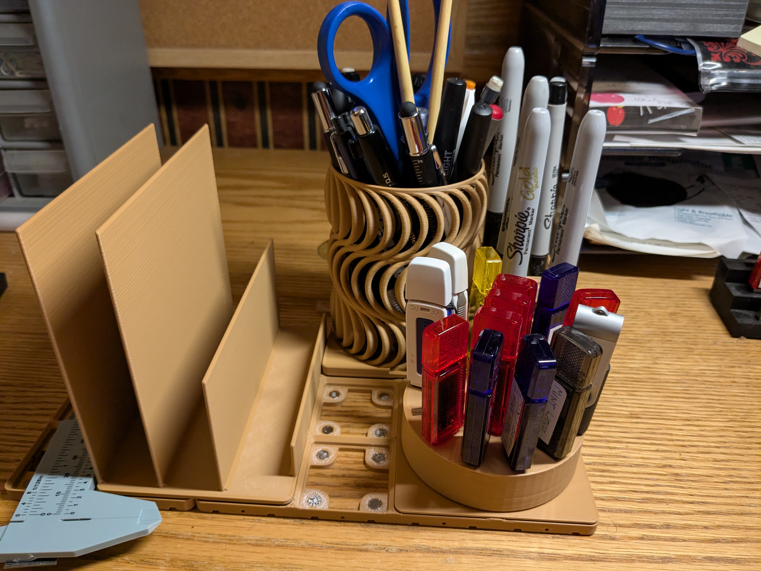 Gridfinity Paper and Letter Holder - 3x2
