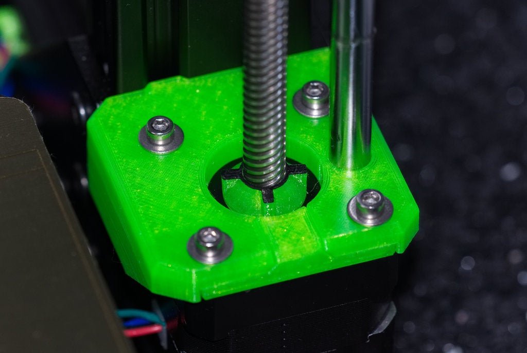 Z screw cover with movement indicator (for Prusa and other)
