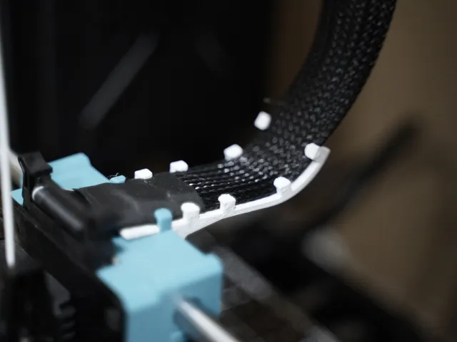 sturdy sv06 hotend cable strain relief