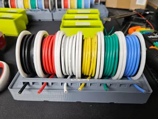 Gridfinity wire spool holder by Kelly Egan, Download free STL model