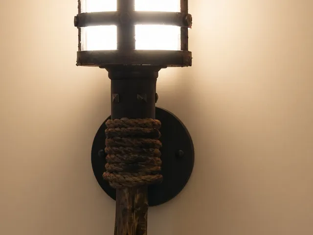 Medieval Torch Wall Sconce (D&D/Game Room Decor)