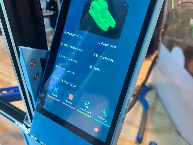 HDMI7 vertical holder for 2020 extrusion