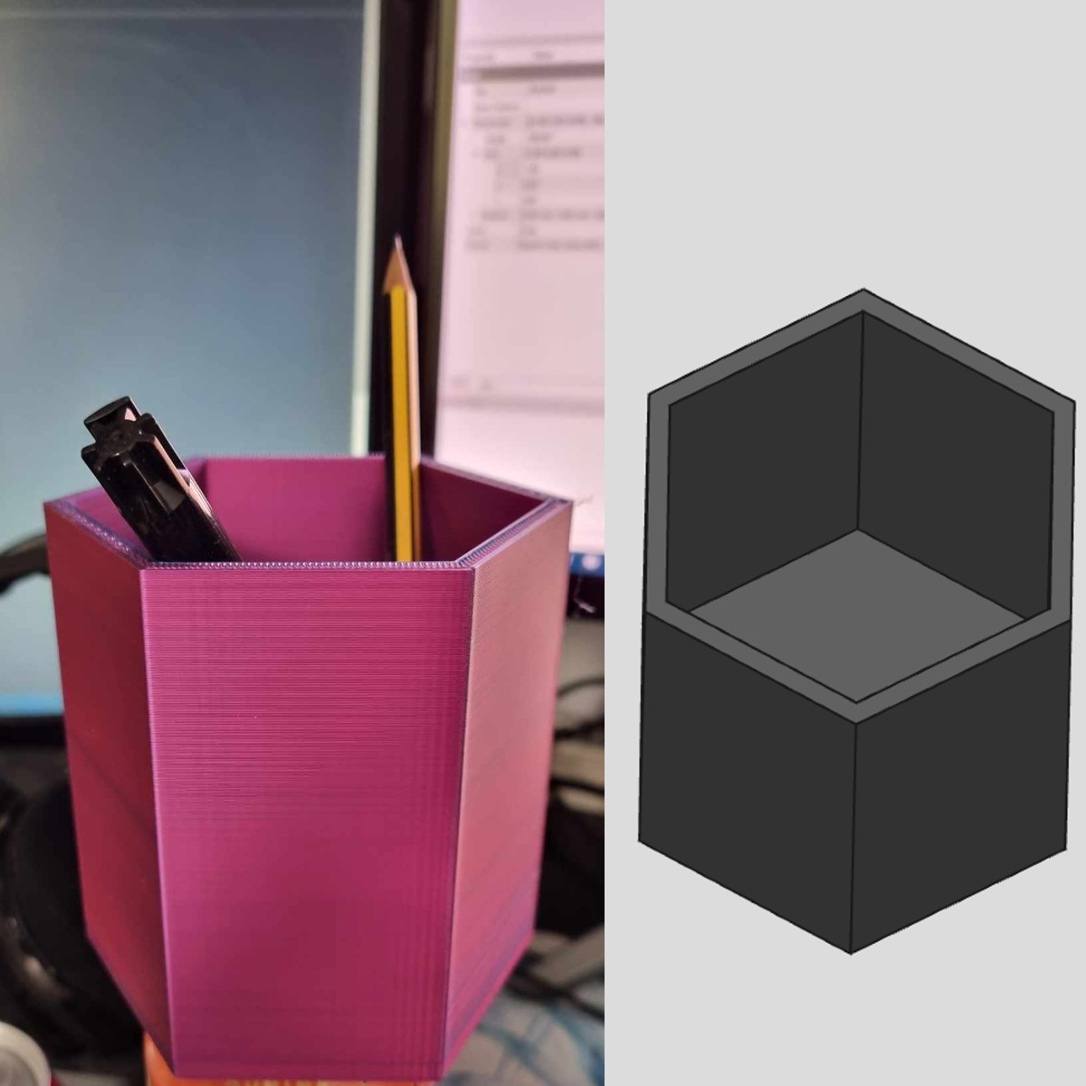 Hexi Penholder For your desk!