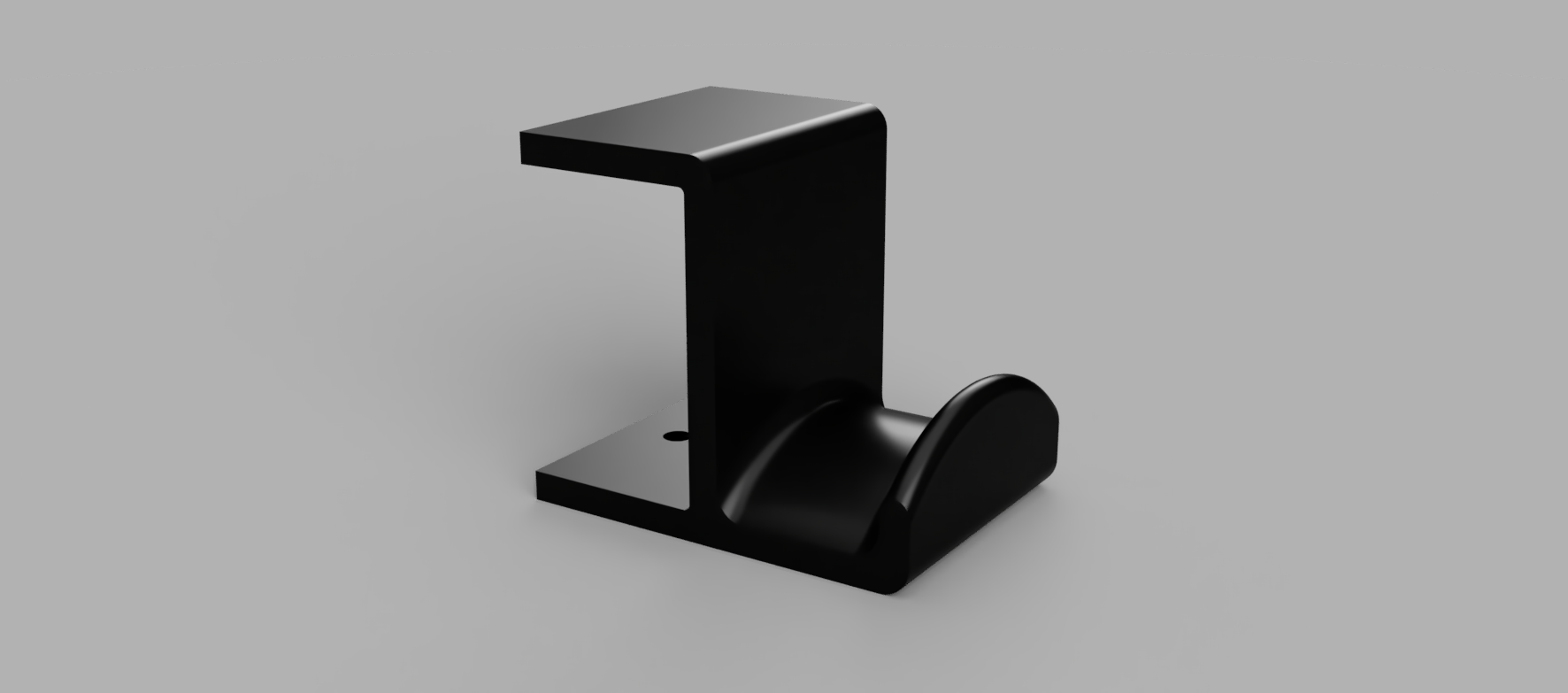Ikea lack shelf (or anything that has 50mm) headphones hanger by Hubert