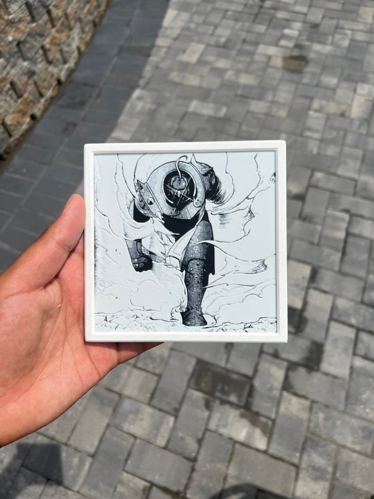 Alphone Manga Panel - Full Metal Alchemist Brotherhood (FMAB) - made w/ HueForge
