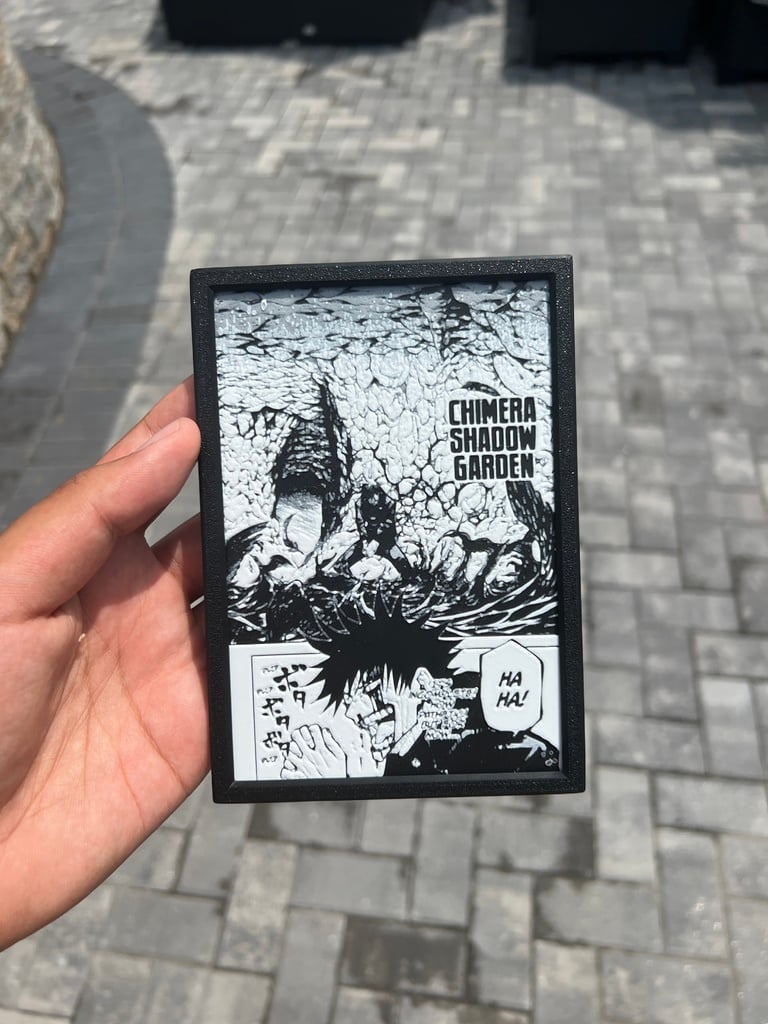 Megumi Chimera Shadow Garden Manga Panel Jujutsu Kaisen (JJK) made