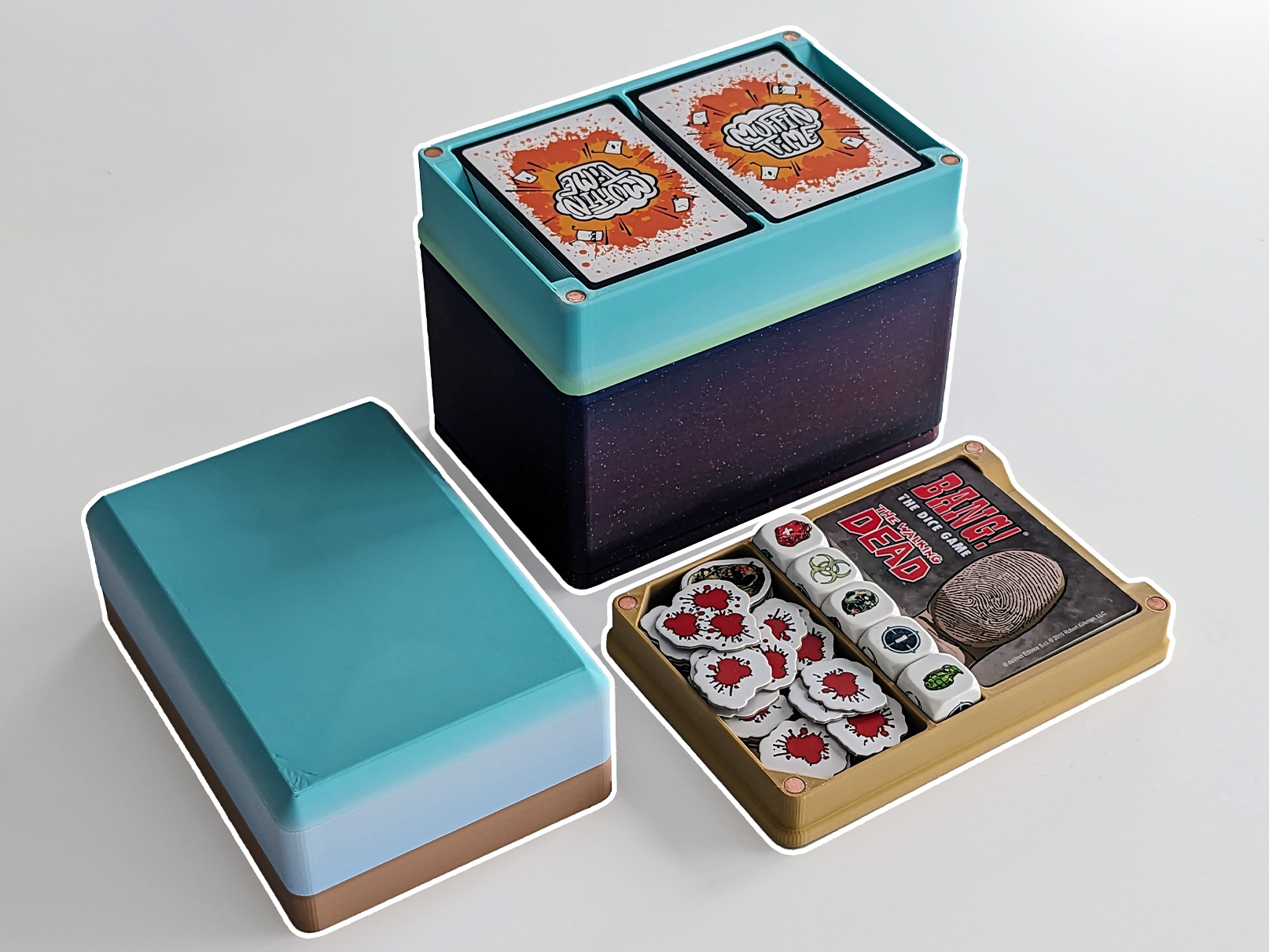 Stackable & Customisble Board Game Cases