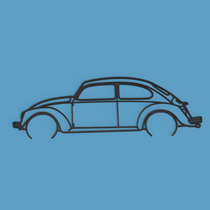 Beetle Silhouette