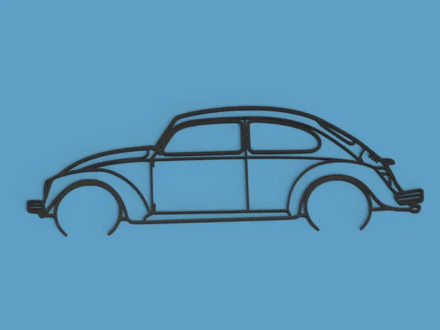 Beetle Silhouette