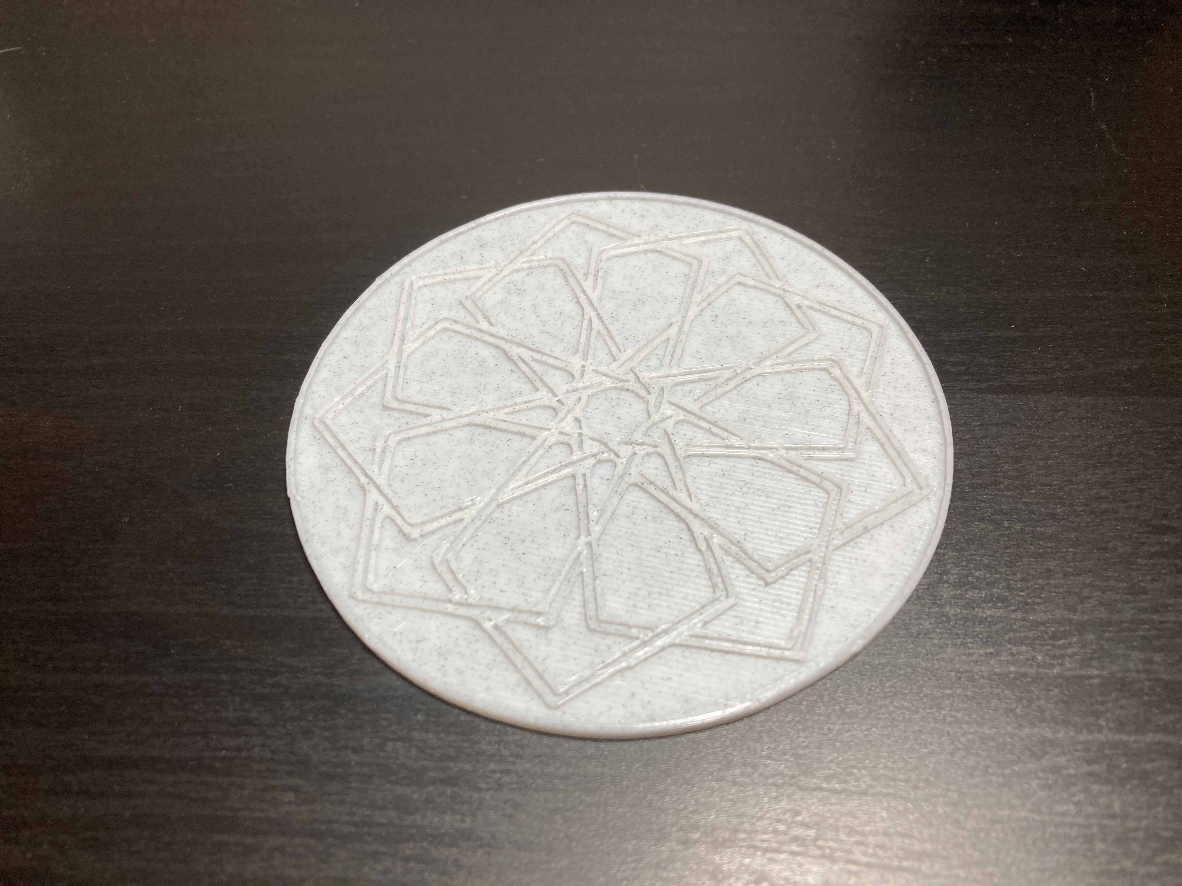 Miniatura 3 do modelo 3D Mandala Coasters