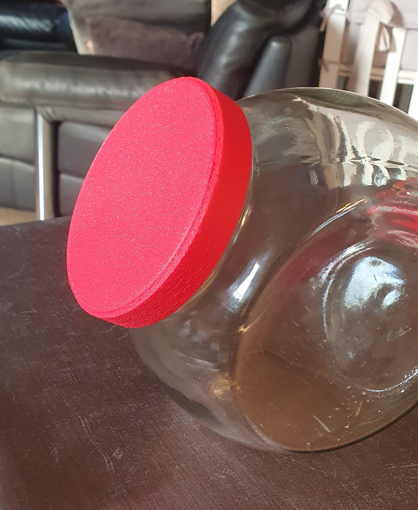 Lid for traditional candy jar.