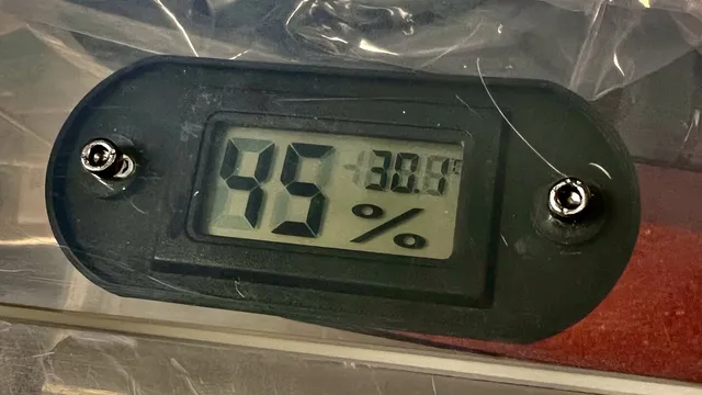 Temperature and Humidity Meter mount for IKEA box lid