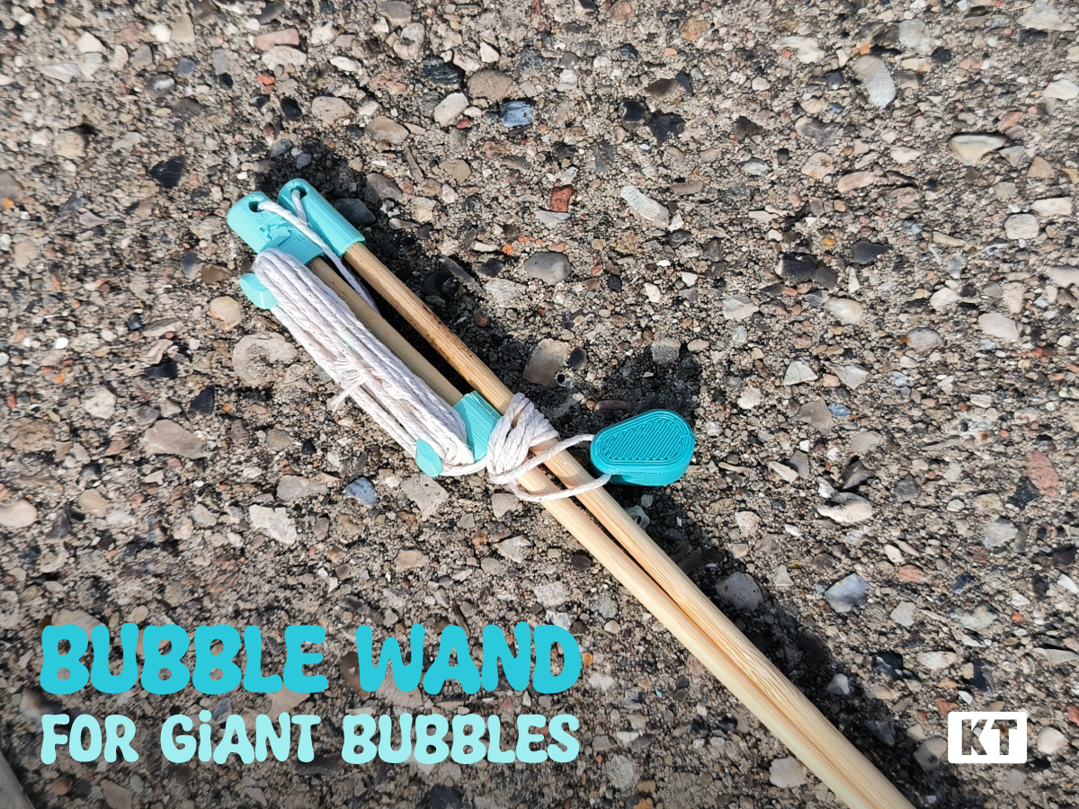 Bubble wand for giant bubbles