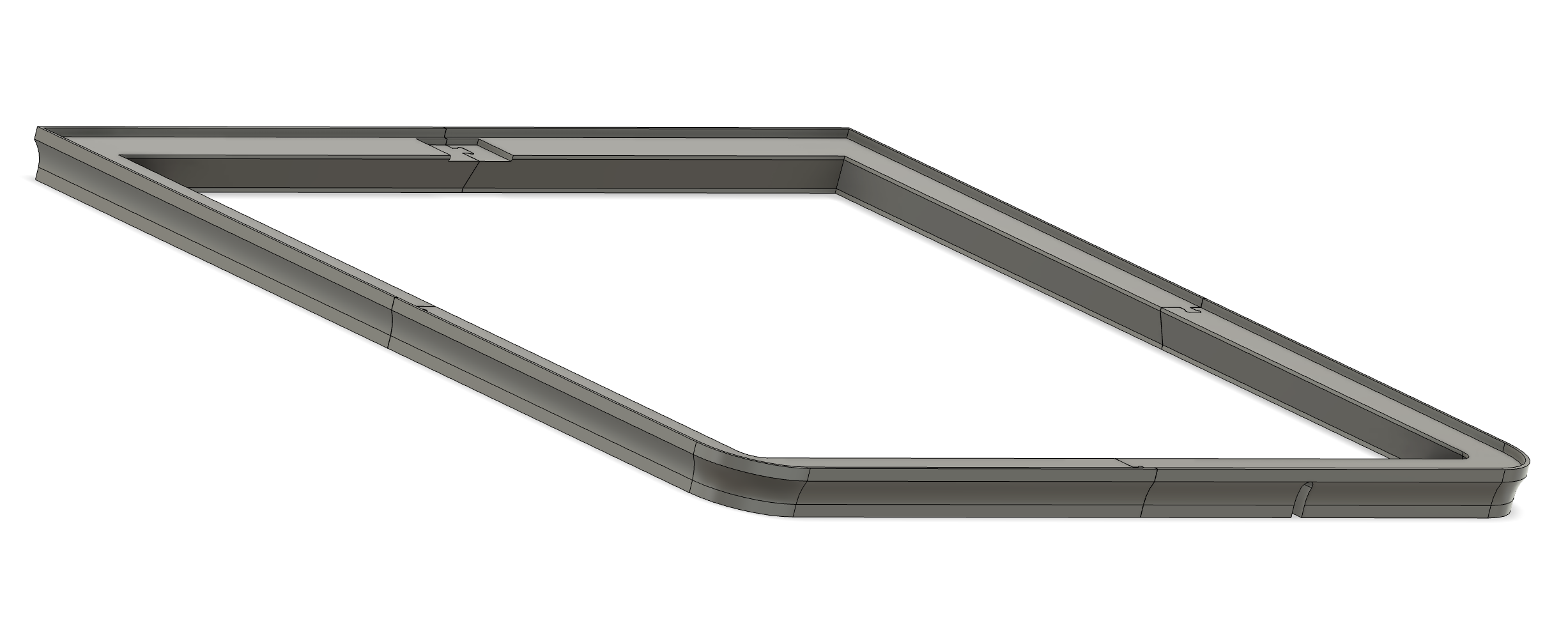 Bambu Lab X1C glass top LED raiser for BLLEDController