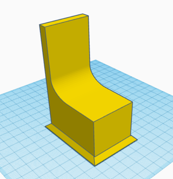 Simple Curved Plinth - Base by Davedwin | Download free STL model ...