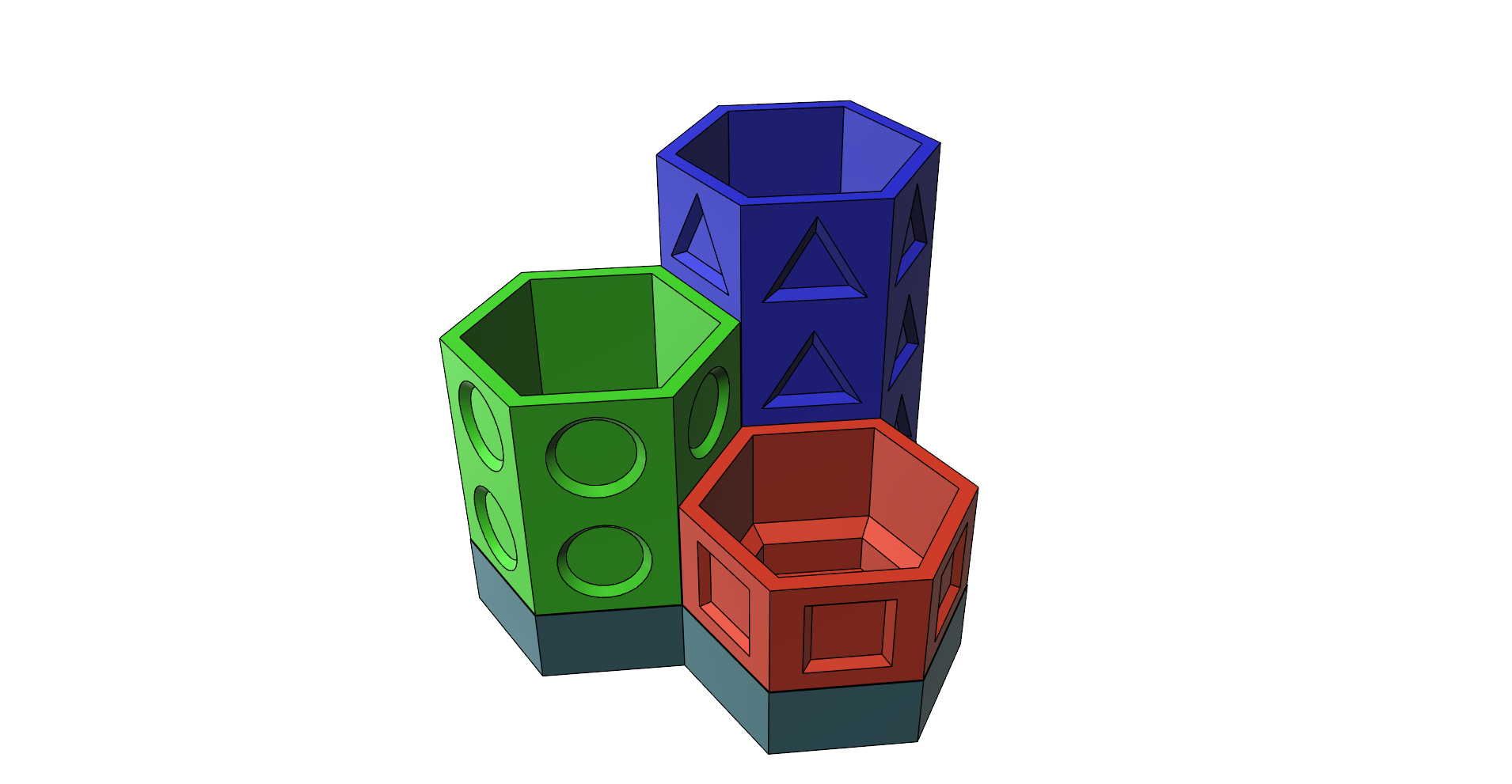 Pencil holder by REDZC Download free STL model