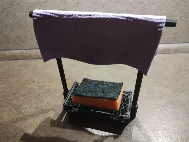 Sponge and cloth holder
