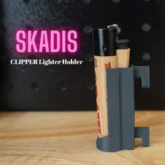 Clipper + cigarette holder (lighter case / lighter holder) by Szachu, Download free STL model