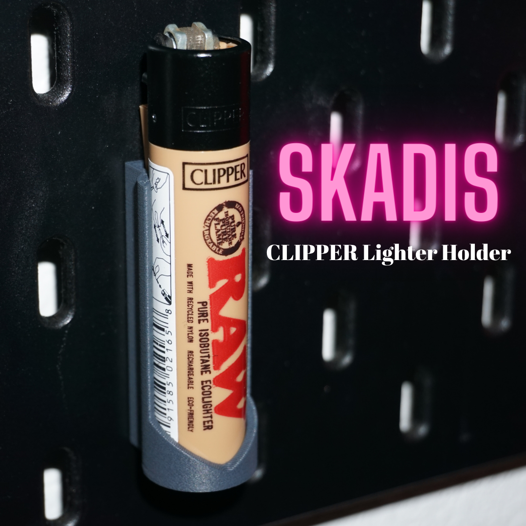 SKÅDIS CLIPPER Lighter Holder by Angel Roman Download free STL model