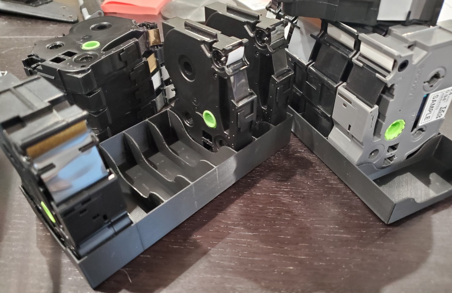 Brother P-Touch Labelmaker Refill Cartridge Organizer Trays
