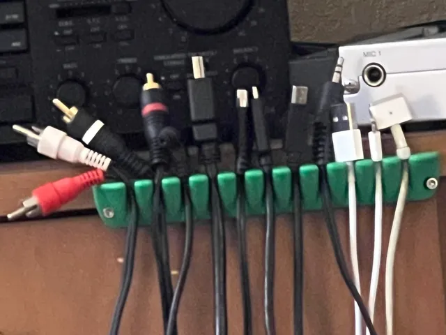 Rake Rack Cable and Cord Holder