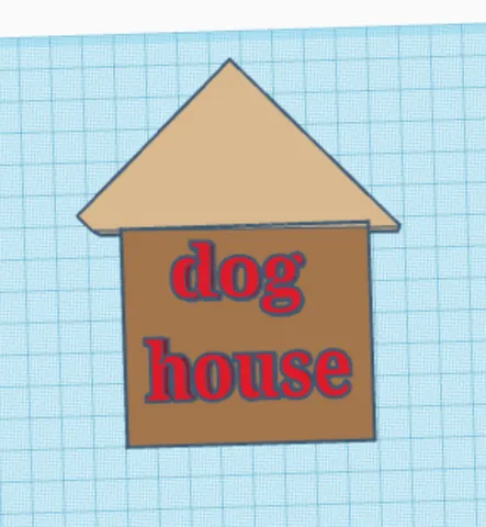 dog house sign