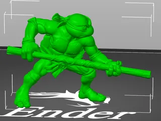 STL file Donatello Ninja Turtle cosplay TMNT 🥷・3D print model to