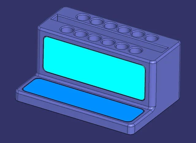 Modular Pen Holder with business card holder