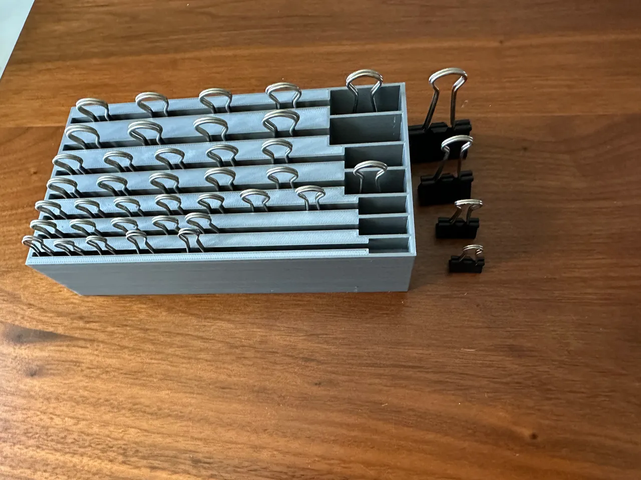 Binder clip organizer discount