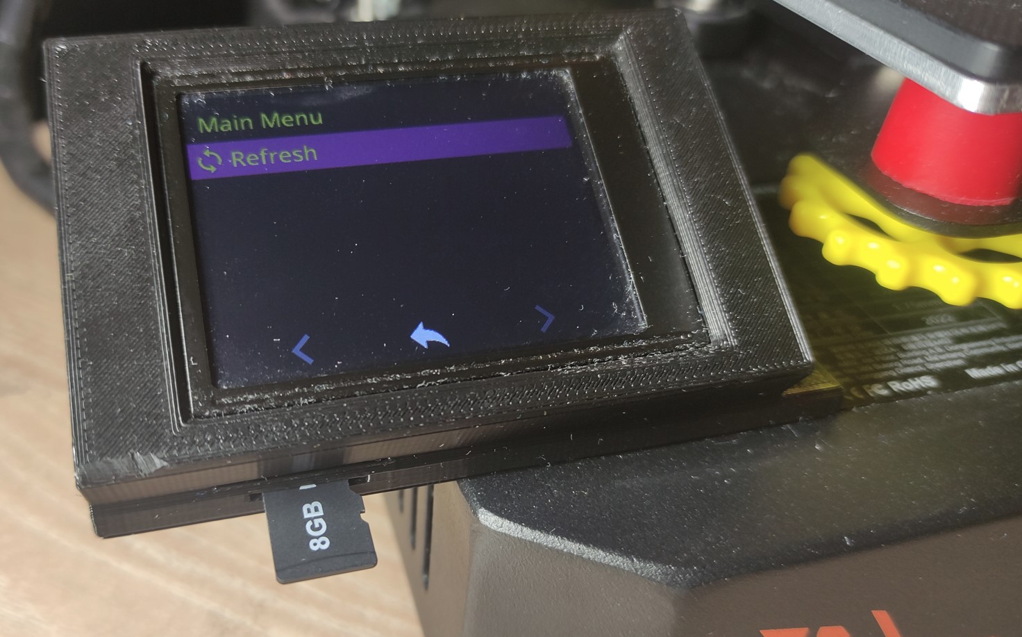 KP3S PRO Display Frame with SD Card Slot by Zemlos Download free STL