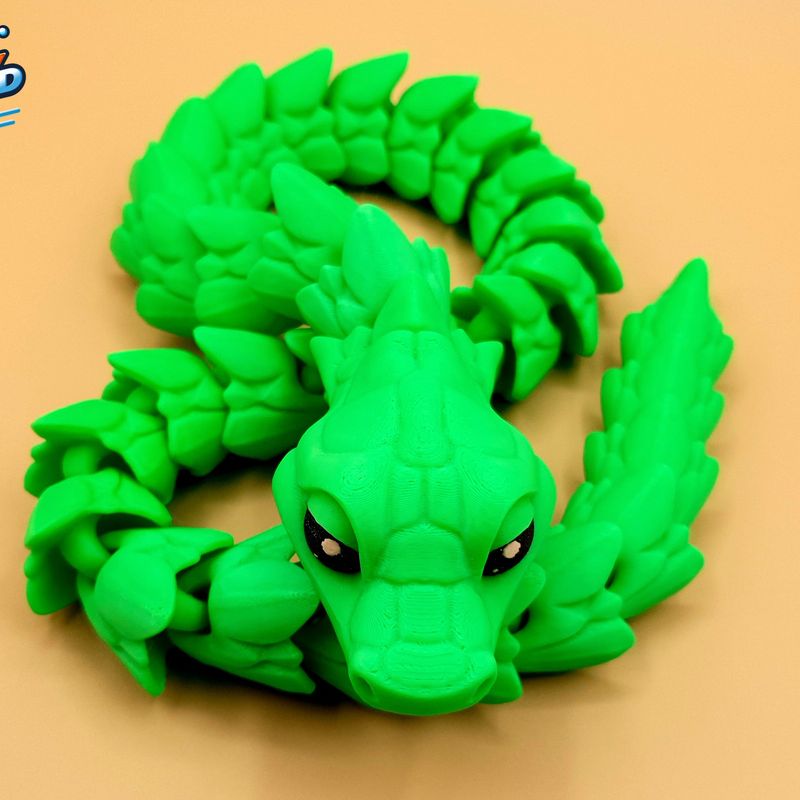 Cartoon Style Fully Articulated Snake by KOGI3D | Download free STL ...