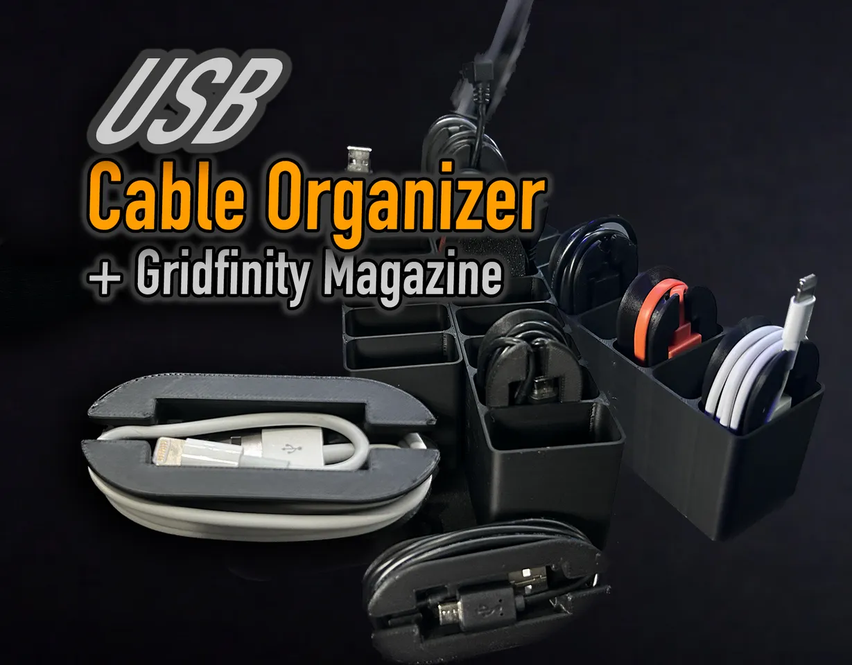 USB Cable Storage Organizers by K2_Kevin