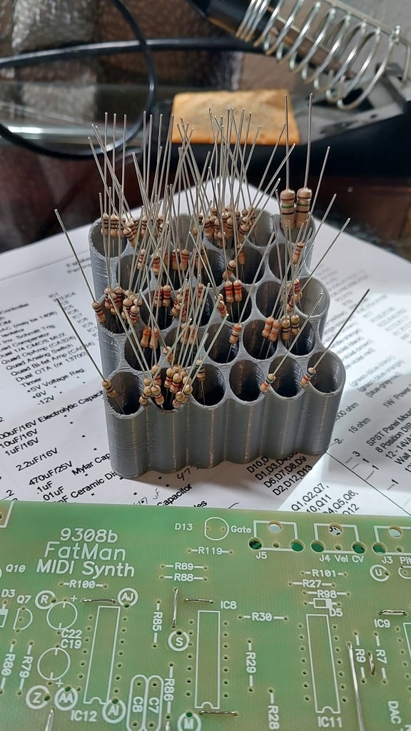 Resistower resistor & diode sorter by frogstompr Download free STL