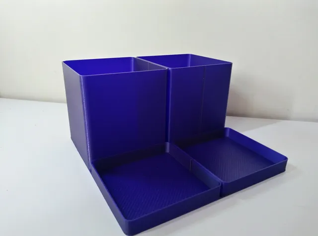 Desk organizer for vase mode