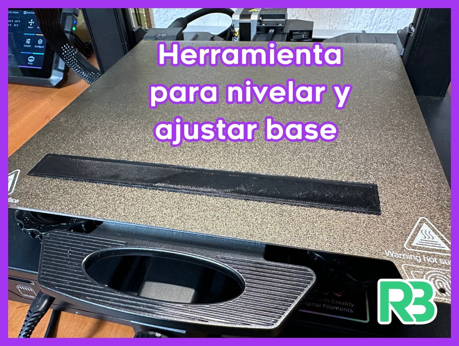 Herramienta para nivelar  y ajustar la base