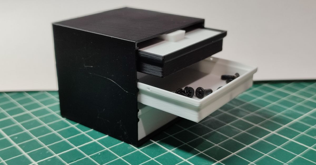 Drawer/Stackable Trays by Birdy Download free STL model