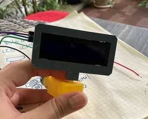 Yellow DC motor module mounts